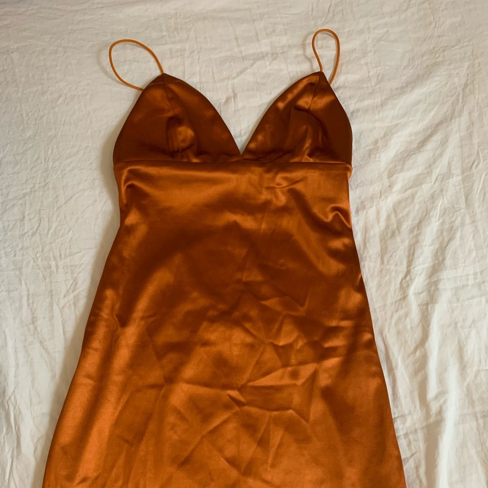 Satin Mini Dress